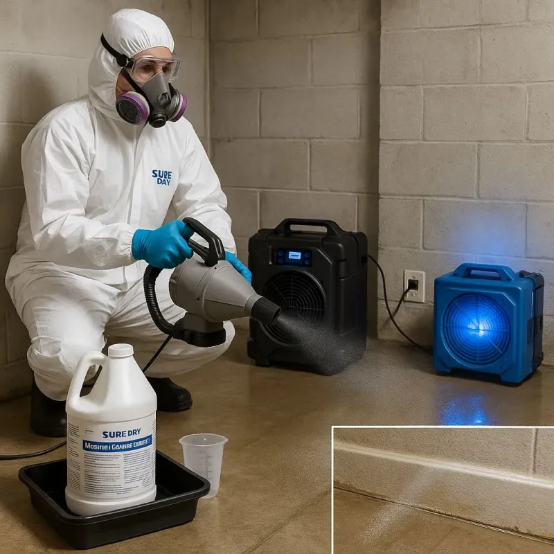 Sanitization and Odor Removal process in Temple Terrace, FL